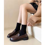 ローファー レディース PU ローヒール | SUNSHINE CLOSET | 詳細画像14