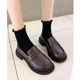 ローファー レディース PU ローヒール | SUNSHINE CLOSET | 詳細画像16