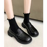 ローファー レディース PU ローヒール | SUNSHINE CLOSET | 詳細画像2