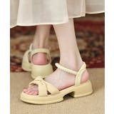太ヒールサンダル レディース パール付き | SUNSHINE CLOSET | 詳細画像11