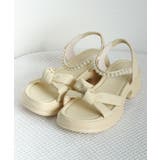 太ヒールサンダル レディース パール付き | SUNSHINE CLOSET | 詳細画像17