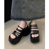 厚底サンダル ストラップサンダル 美脚夏 | SUNSHINE CLOSET | 詳細画像2 