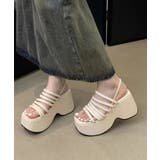 厚底サンダル ストラップサンダル 美脚夏 | SUNSHINE CLOSET | 詳細画像5 