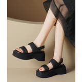 厚底サンダル ボリュームソール 美脚 夏 | SUNSHINE CLOSET | 詳細画像2