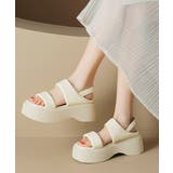 厚底サンダル ボリュームソール 美脚 夏 | SUNSHINE CLOSET | 詳細画像3