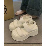 厚底サンダル ボリュームソール 美脚 夏 | SUNSHINE CLOSET | 詳細画像5