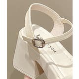 太ヒールサンダル レディース リボン風 | SUNSHINE CLOSET | 詳細画像22 