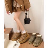 厚底ムートンブーツ レオパード柄 裏起毛 | SUNSHINE CLOSET | 詳細画像9