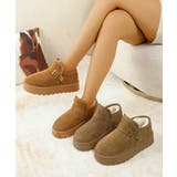 ムートンブーツ 厚底 ショートブーツ 冬 | SUNSHINE CLOSET | 詳細画像2