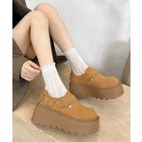 厚底ローファー レディース スエード調 | SUNSHINE CLOSET | 詳細画像1 