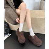 厚底ローファー レディース スエード調 | SUNSHINE CLOSET | 詳細画像6 