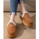 ファーモカシン 厚底 裏起毛 レディース | SUNSHINE CLOSET | 詳細画像11