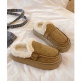 ファーモカシン 厚底 裏起毛 レディース | SUNSHINE CLOSET | 詳細画像15