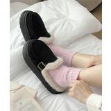 ファーモカシン 厚底 裏起毛 レディース | SUNSHINE CLOSET | 詳細画像4