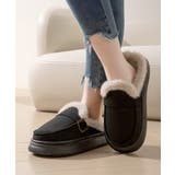 ファーモカシン 厚底 裏起毛 レディース | SUNSHINE CLOSET | 詳細画像7