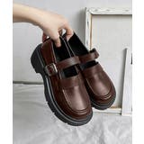 ローファー レディース 厚底 太ヒール | SUNSHINE CLOSET | 詳細画像13