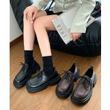 厚底ローファー レースアップシューズ | SUNSHINE CLOSET | 詳細画像7 