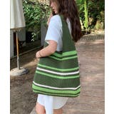 ニットトートバッグ レディース 配色 | SUNSHINE CLOSET | 詳細画像6 