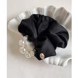 サテンヘアゴム シュシュ パール付き | SUNSHINE CLOSET | 詳細画像13 