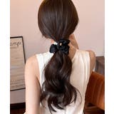 サテンヘアゴム シュシュ パール付き | SUNSHINE CLOSET | 詳細画像6 