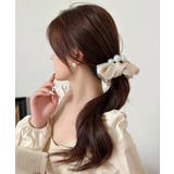 サテンヘアゴム シュシュ パール付き | SUNSHINE CLOSET | 詳細画像8 