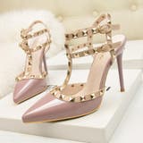 ピンクパープル | スタッズ ピンヒール パンプス | SUNSHINE CLOSET