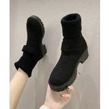 ソックス風ショートブーツ厚底 レディース | SUNSHINE CLOSET | 詳細画像15
