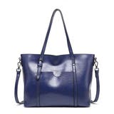 スモーキーブルー | PUトートバッグ レディース ショルダーバッグ | SUNSHINE CLOSET