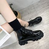 ショートブーツ レディース厚底ブーツ韓国 | SUNSHINE CLOSET | 詳細画像10 