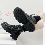 ショートブーツ レディース厚底ブーツ韓国 | SUNSHINE CLOSET | 詳細画像12 
