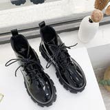 ショートブーツ レディース厚底ブーツ韓国 | SUNSHINE CLOSET | 詳細画像13 