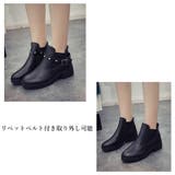 ショートブーツ レディース ローヒール | SUNSHINE CLOSET | 詳細画像4 