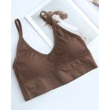 ブラウン | ショート丈 リブ キャミソール | SUNSHINE CLOSET