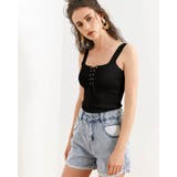 ブラック | ニットキャミ キャミソール レディース | SUNSHINE CLOSET