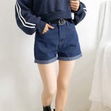 ベルト付きデニムショートパンツ春夏短パン | SUNSHINE CLOSET | 詳細画像14 