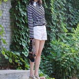 ベルト付きデニムショートパンツ春夏短パン | SUNSHINE CLOSET | 詳細画像6 