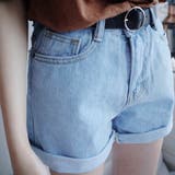 ベルト付きデニムショートパンツ春夏短パン | SUNSHINE CLOSET | 詳細画像9 