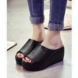 厚底サンダル レディース ウェッジソール | SUNSHINE CLOSET | 詳細画像1