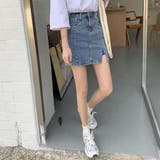 キュロット デニムスカート ミニスカート | SUNSHINE CLOSET | 詳細画像5 
