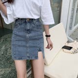 キュロット デニムスカート ミニスカート | SUNSHINE CLOSET | 詳細画像7 