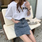 キュロット デニムスカート ミニスカート | SUNSHINE CLOSET | 詳細画像9 