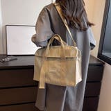 ショルダーバッグ 大容量キャンバスバッグ | SUNSHINE CLOSET | 詳細画像9 