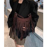 フリンジショルダーバッグスエード調バッグ | SUNSHINE CLOSET | 詳細画像10