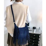 フリンジショルダーバッグスエード調バッグ | SUNSHINE CLOSET | 詳細画像12