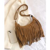 フリンジショルダーバッグスエード調バッグ | SUNSHINE CLOSET | 詳細画像14