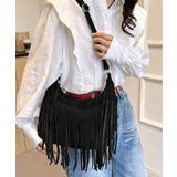 フリンジショルダーバッグスエード調バッグ | SUNSHINE CLOSET | 詳細画像7