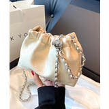 チェーンショルダーバッグ ミニ巾着バッグ | ANGELCLOSET | 詳細画像5