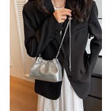 チェーンショルダーバッグ ミニ巾着バッグ | ANGELCLOSET | 詳細画像6