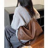 ソフトレザー風肩掛けバッグ シンプルショルダーバッグ おしゃれユニセックススクエ… | SUNSHINE CLOSET | 詳細画像12
