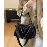 ソフトレザー風肩掛けバッグ シンプルショルダーバッグ おしゃれユニセックススクエ… | SUNSHINE CLOSET | 詳細画像3